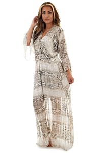 Eve Costa Rica Maxidress Snake Front