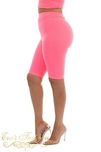 High Waist Cycling Shorts Pink
