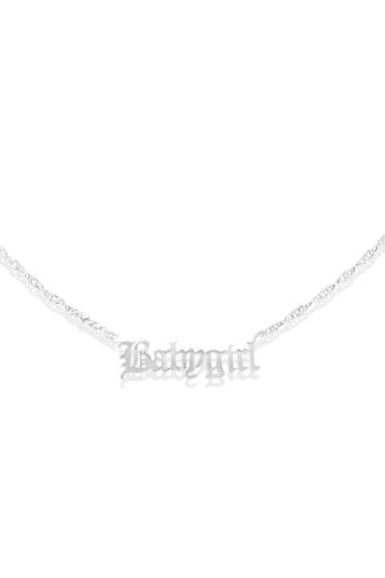Babygirl Necklace Silver