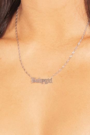 Babygirl Necklace Silver