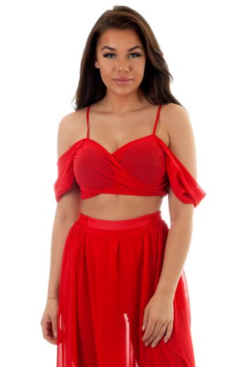 Fab Blossom Two Piece Red
