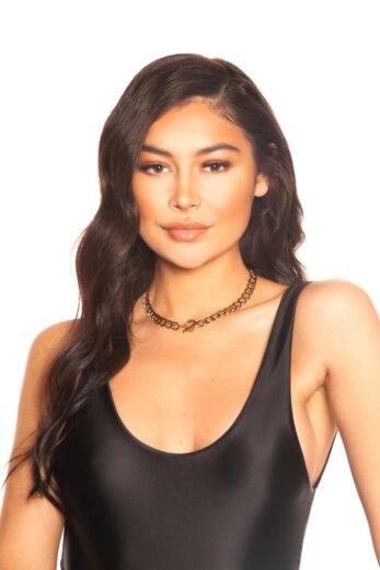 LA Sisters Chunky Chain Necklace Front