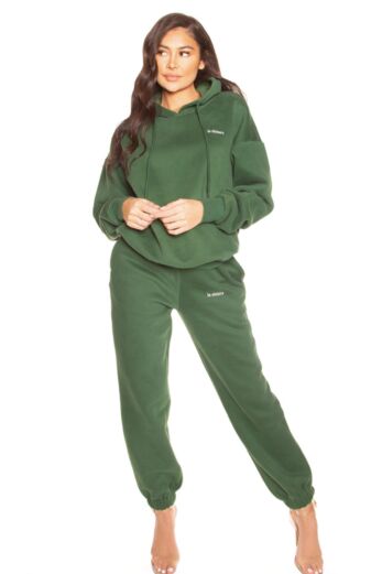 LA Sisters Essential Sweatpants Green Front