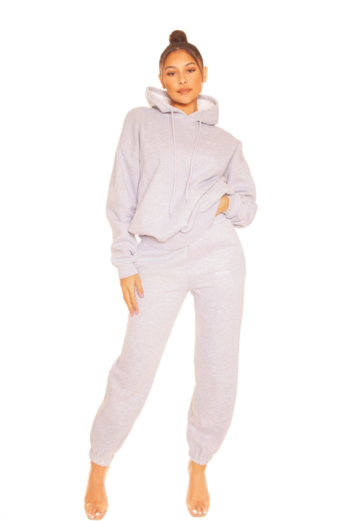 LA Sisters Essential Sweatpants Grey Front
