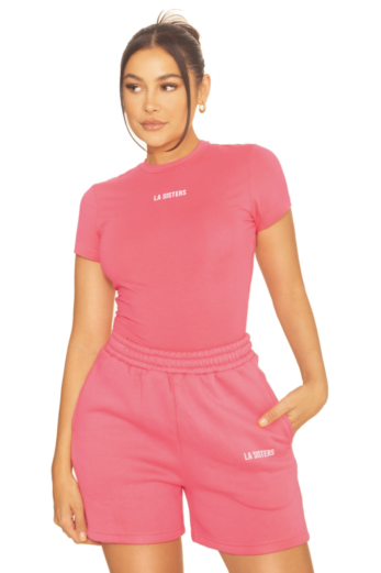 LA Sisters Essential Bodysuit Pink