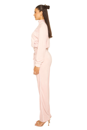 Velour Los Angeles Tracksuit Baby Pink