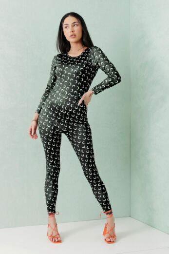 Eve Moon Jumpsuit Black front