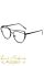 Cateye Glasses Clear Black
