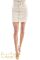 Eve Naomi Belted Skirt Studs Creme Close Front