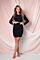 Eve Dream Scene Cut Out Dress Black-One Size front