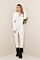 Eve Lucky Me Ribbed Jumpsuit White Front